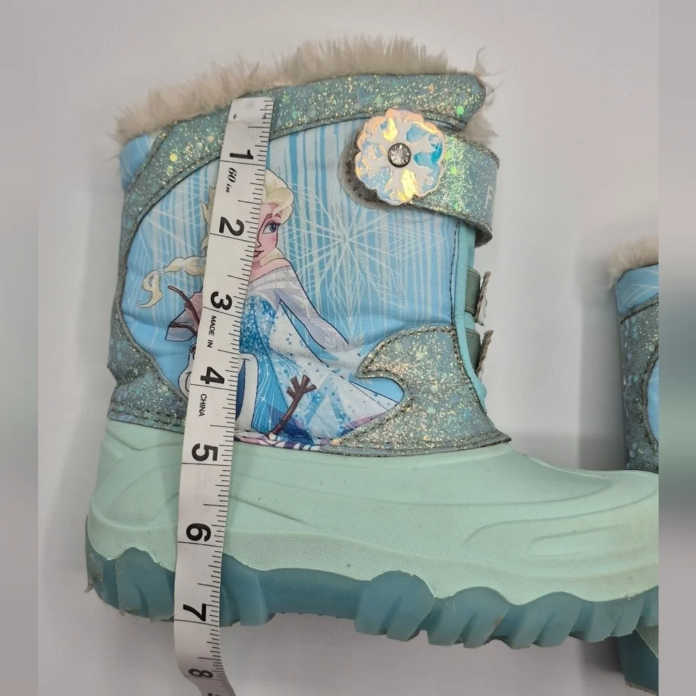 Disney Frozen Kids Boots - Blue and White